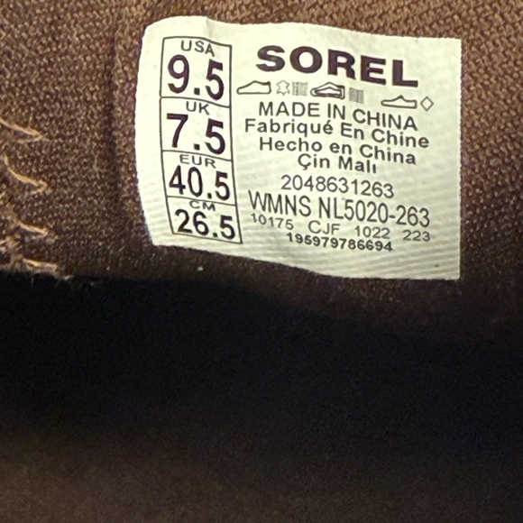 Sorel Evie II Chelsea Boot Waterproof Suede NL5020 Caribou Buff Women's Size 9.5 - Picture 8 of 16